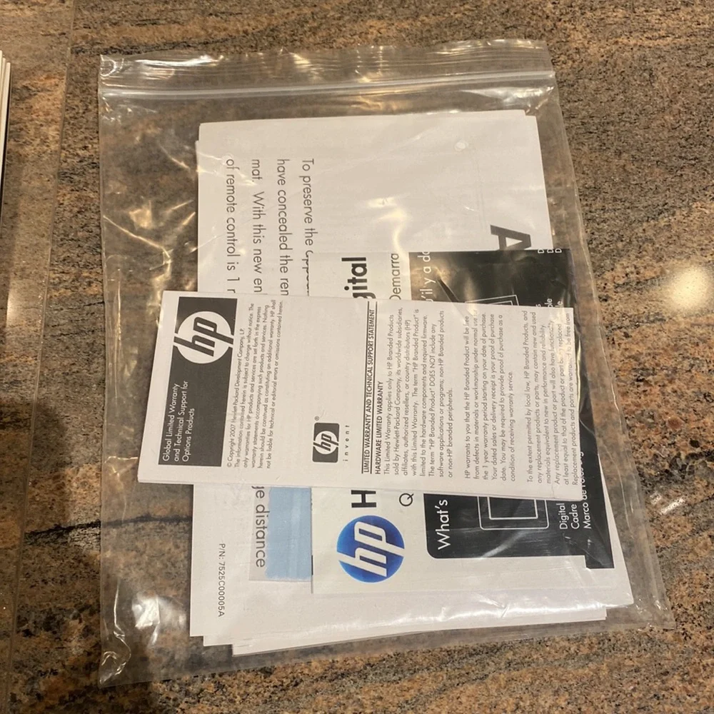 HP 8” Digital Picture Frame